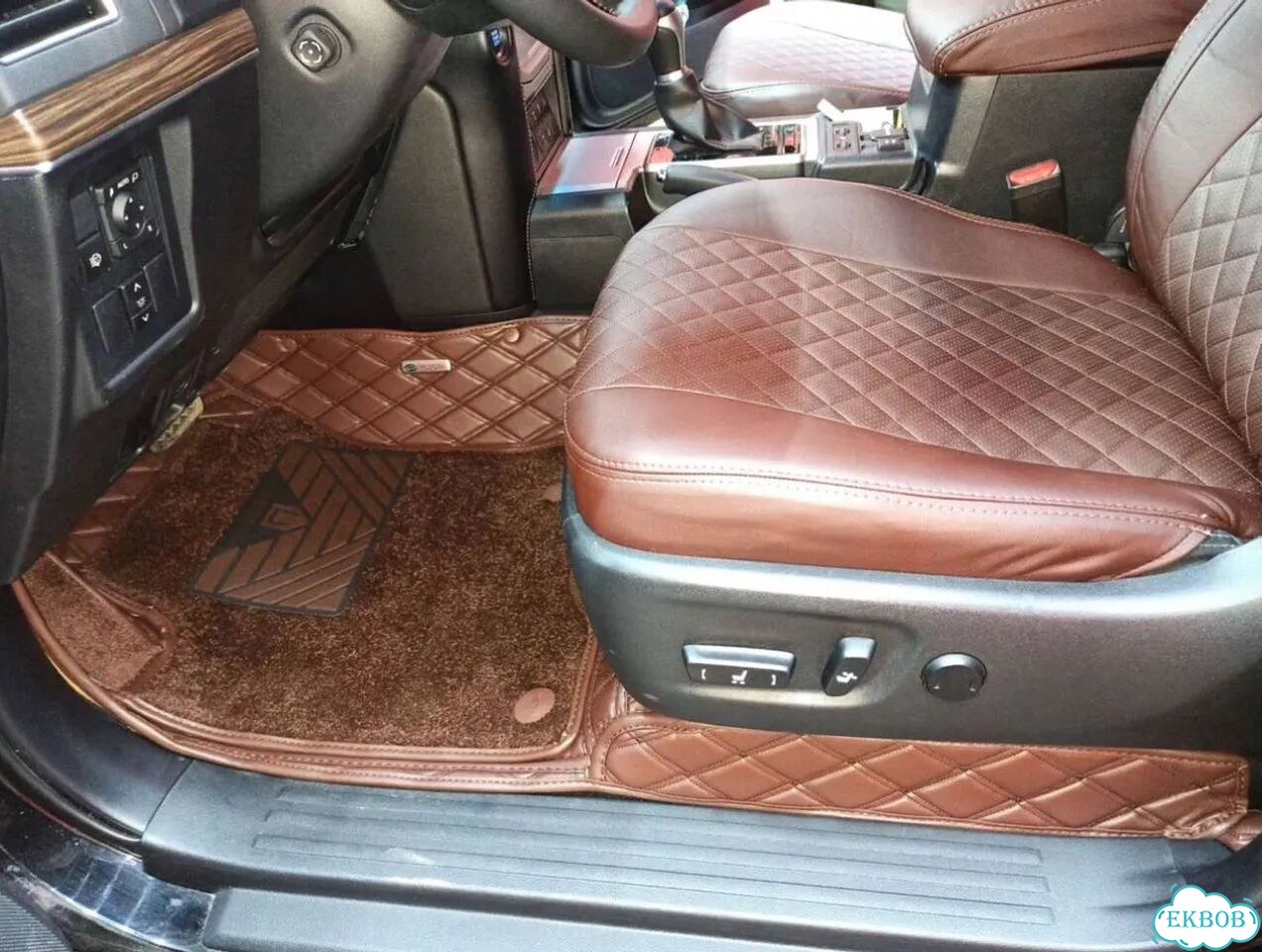 3Д коврики из экокожи toyota prado 150 фото 4