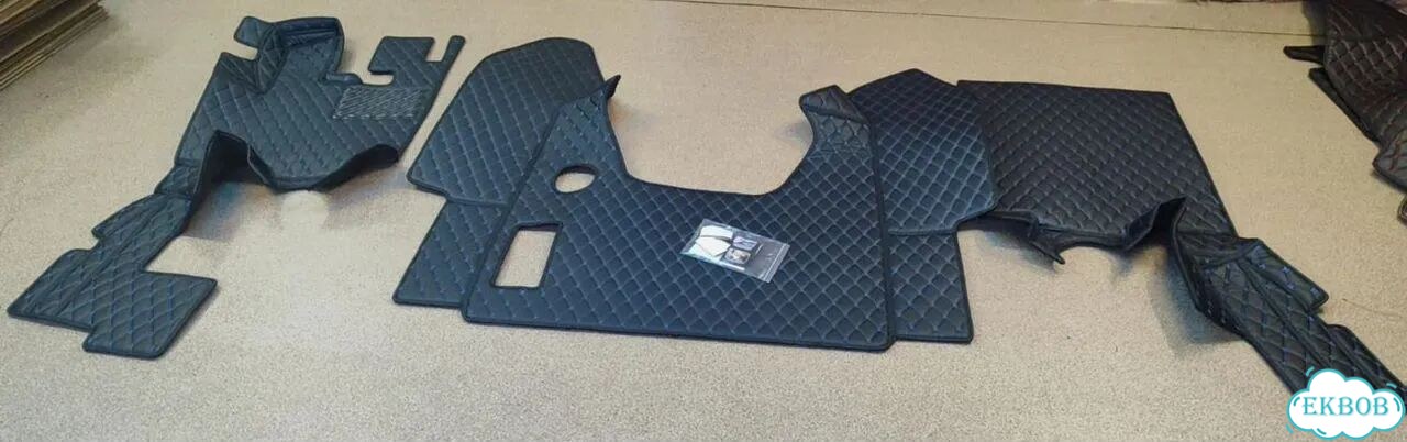 3D коврики из экокожи daf 95 фото 1
