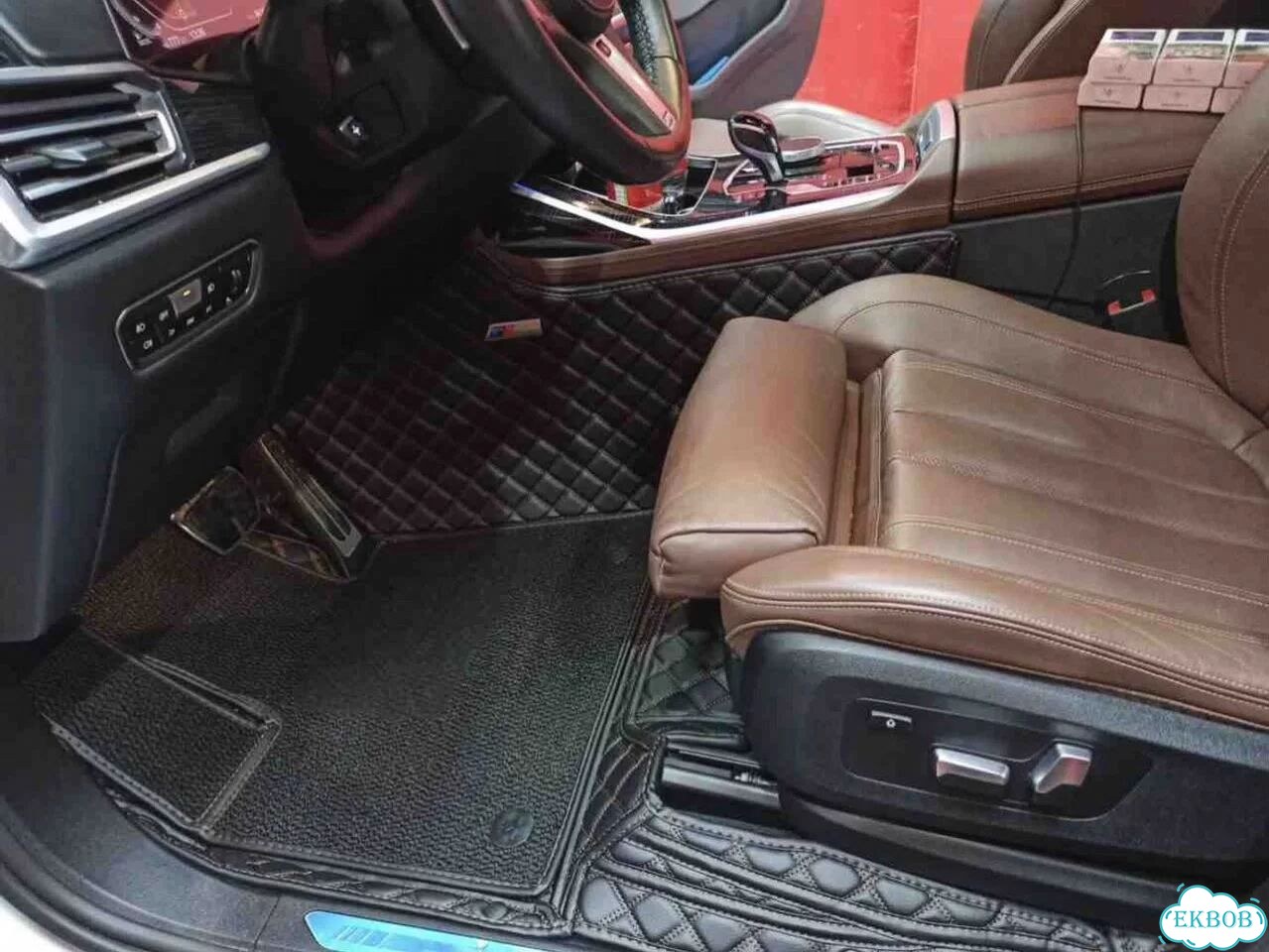 3Д коврики из экокожи BMW X7 G07 2019 фото 5