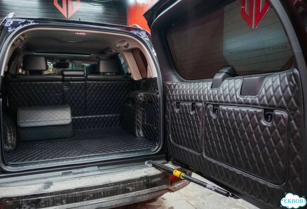 3Д коврики в багажник Toyota LC Prado 150 фото 1