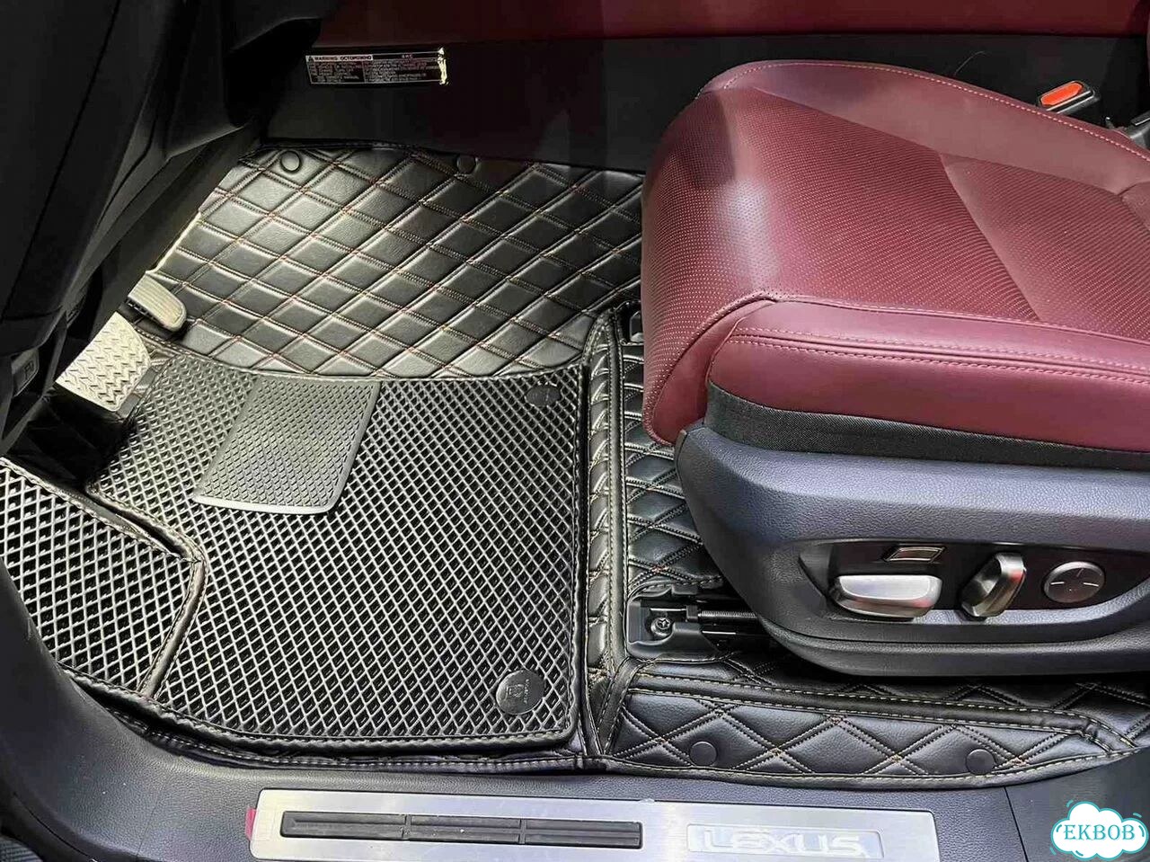 3Д коврики из экокожи LX600D фото 10