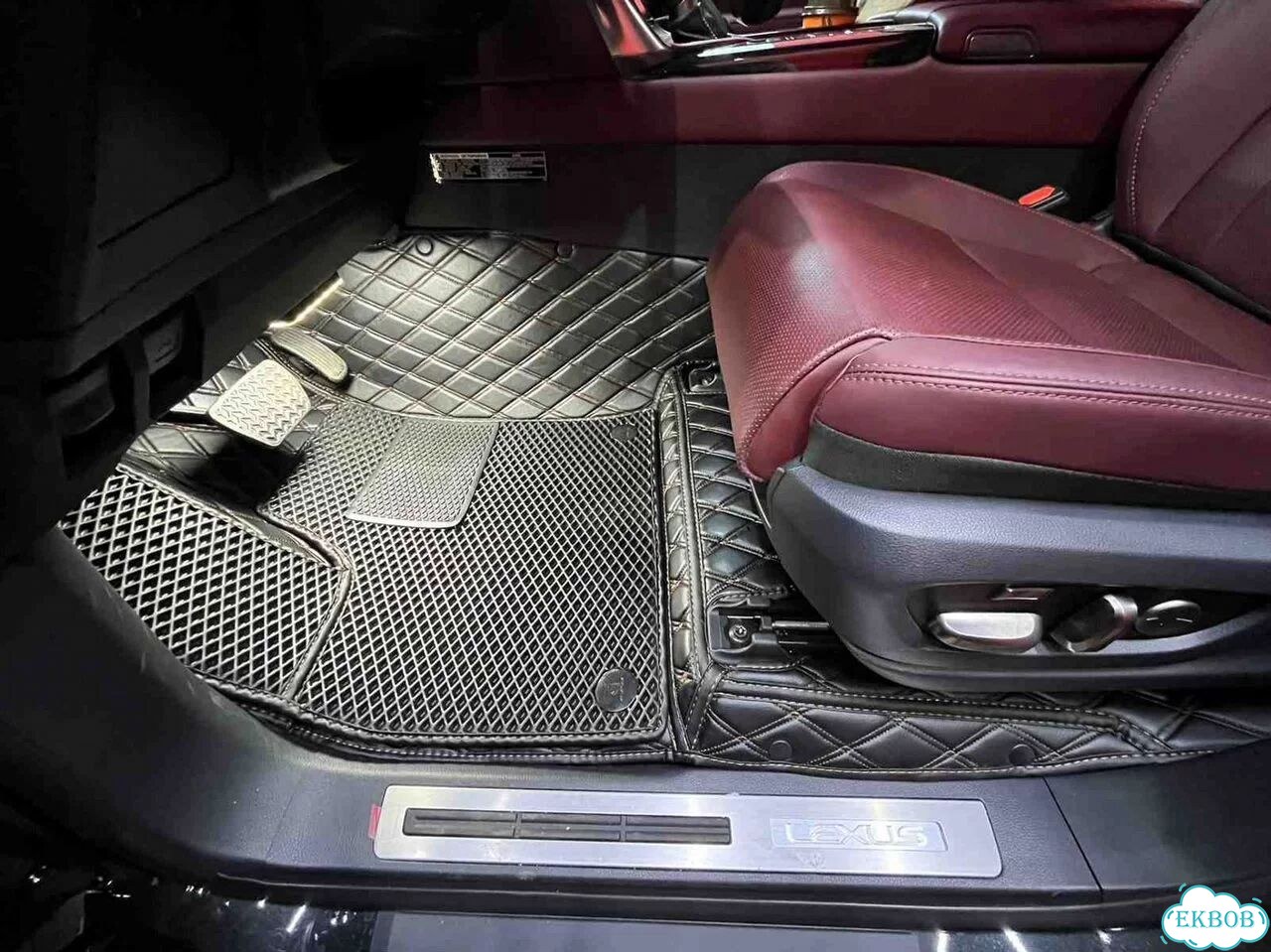 3Д коврики из экокожи LX600D фото 4