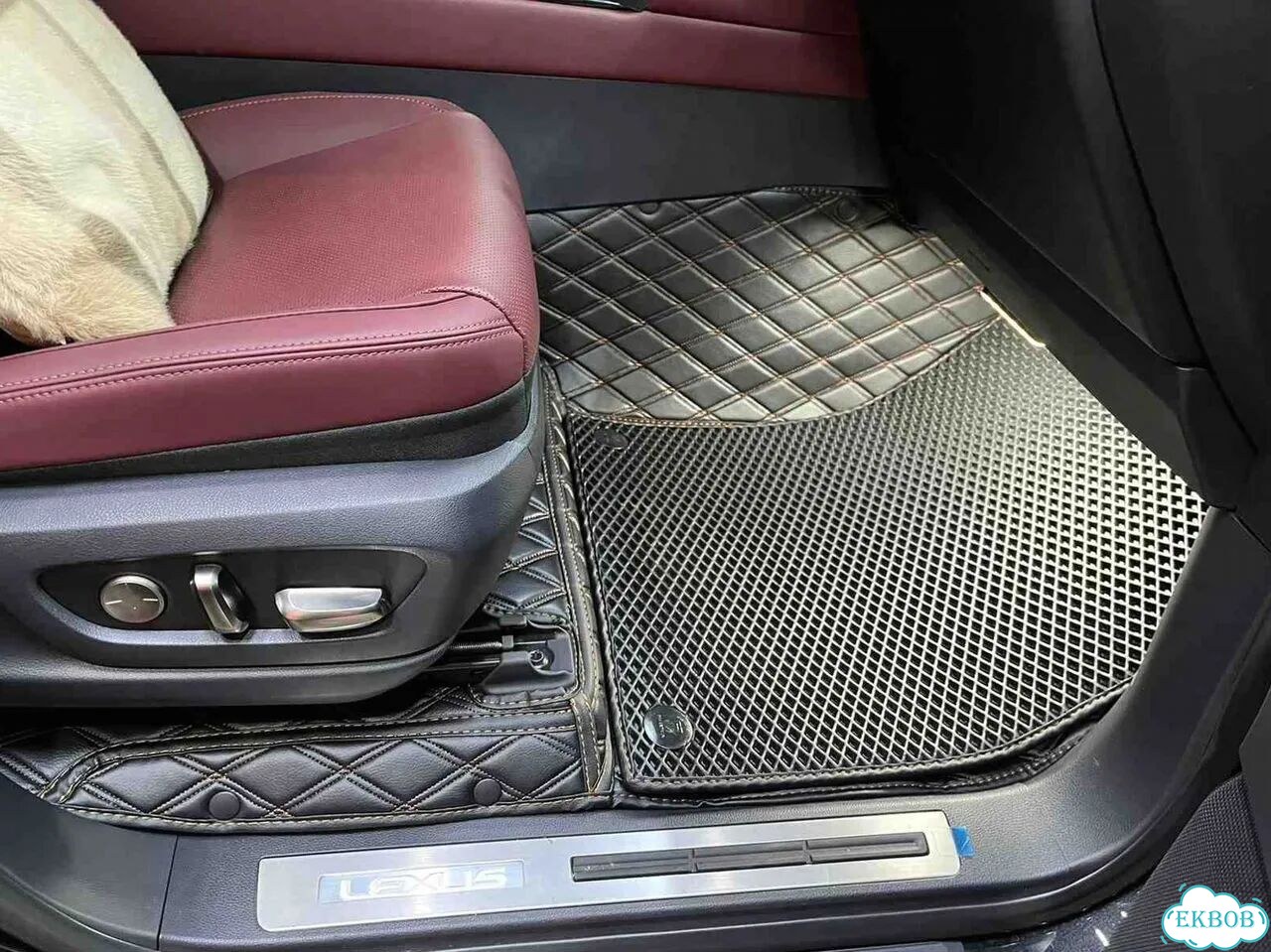 3Д коврики из экокожи LX600D фото 5