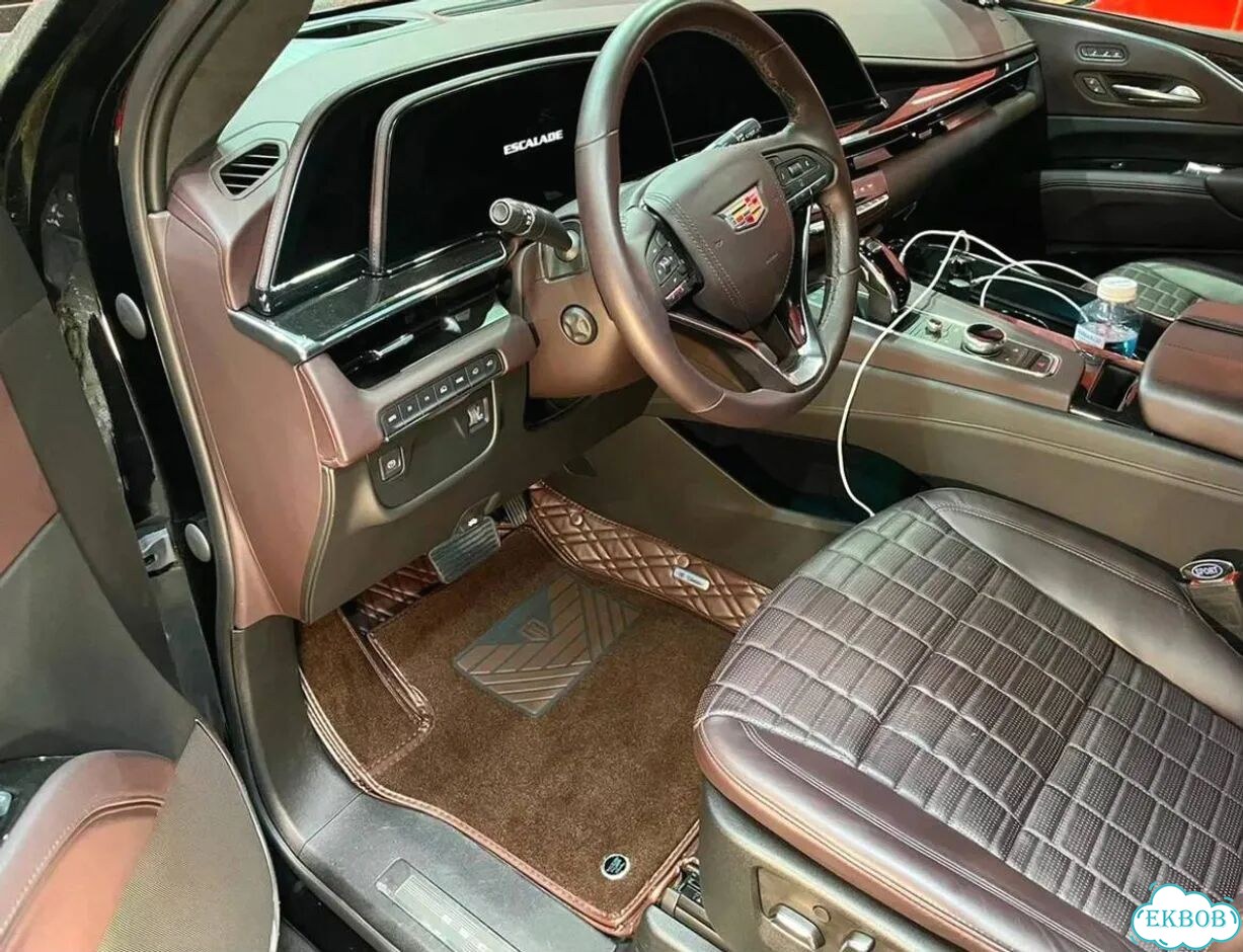 3D коврики из экокожи Cadillac Escalade V 2023 фото 2