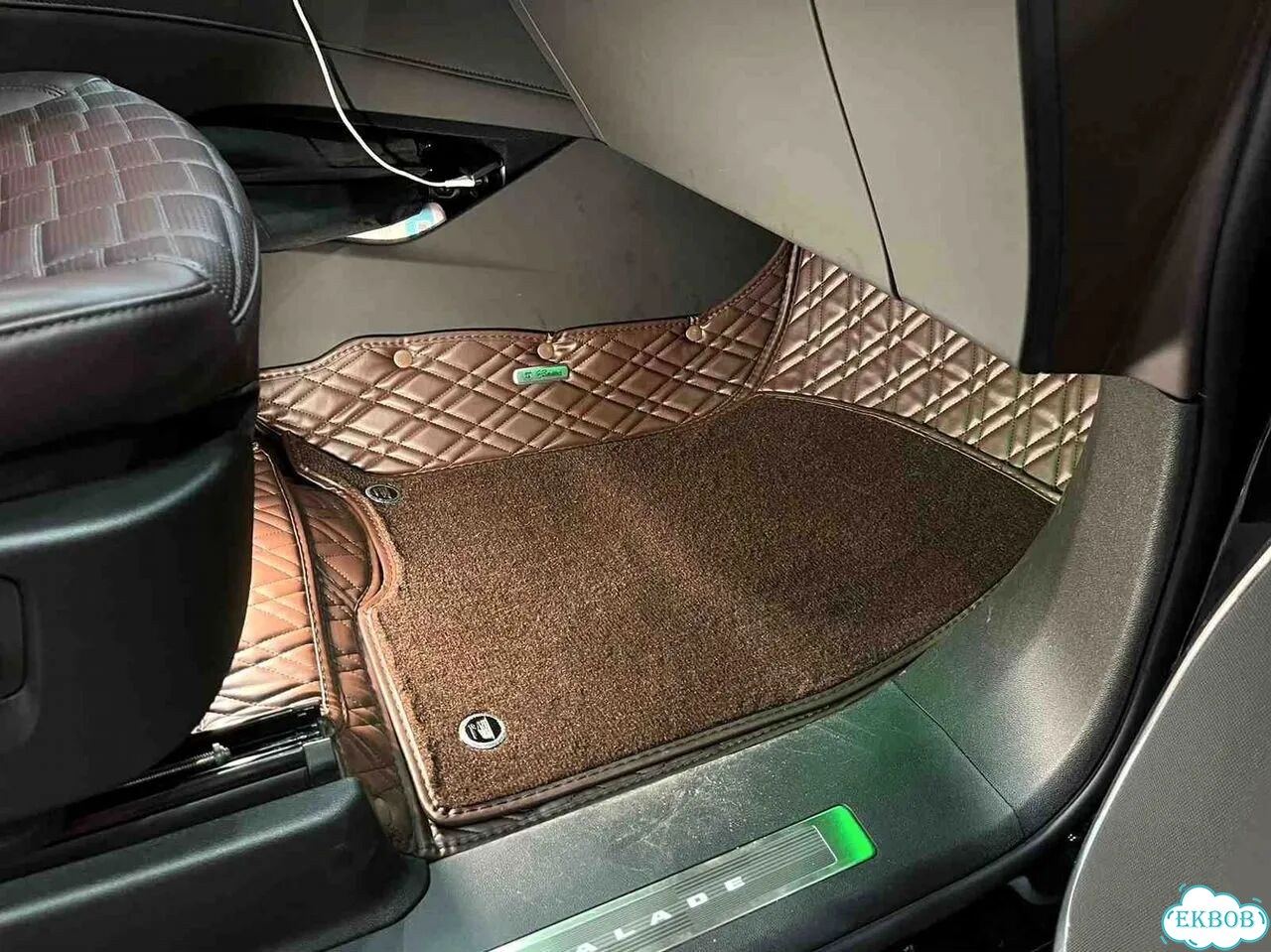 3D коврики из экокожи Cadillac Escalade V 2023 фото 5