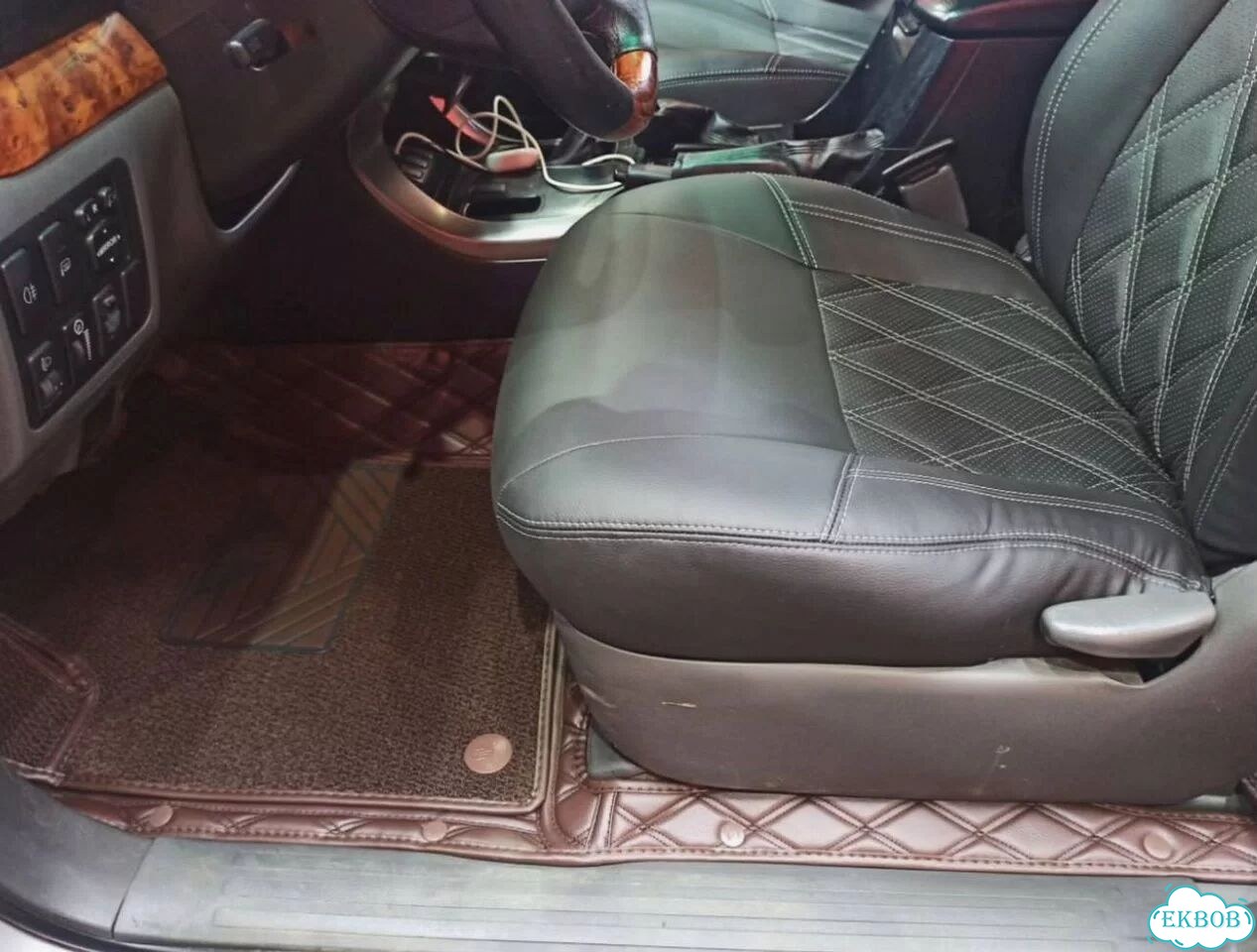 3Д коврики из экокожи toyota land cruiser prado фото 1