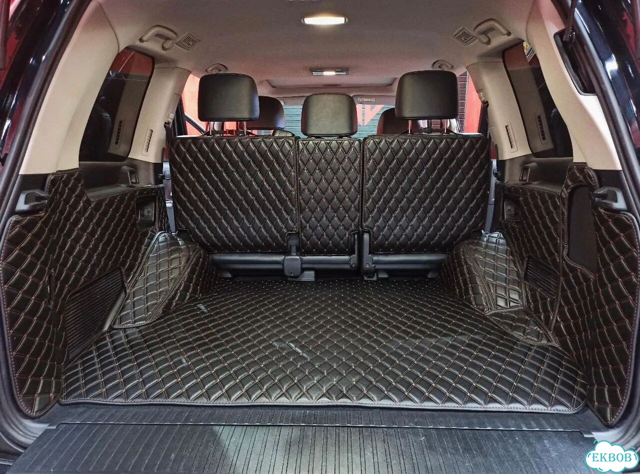 3D коврики в багажник toyota land cruiser 200 фото 1