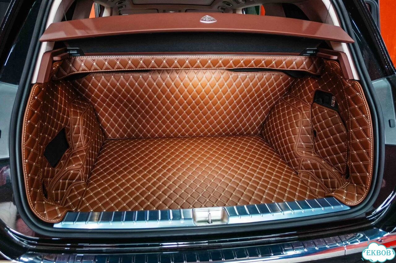 3D коврики в багажник Mercedes-Benz GLS-Maybach-2021 4 фото 1