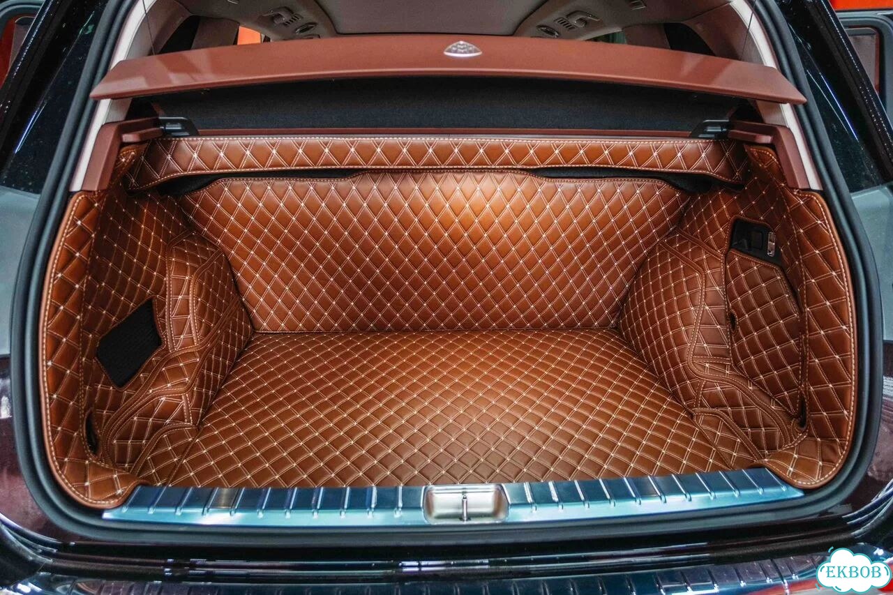3D коврики в багажник Mercedes-Benz GLS-Maybach-2021 4 фото 2