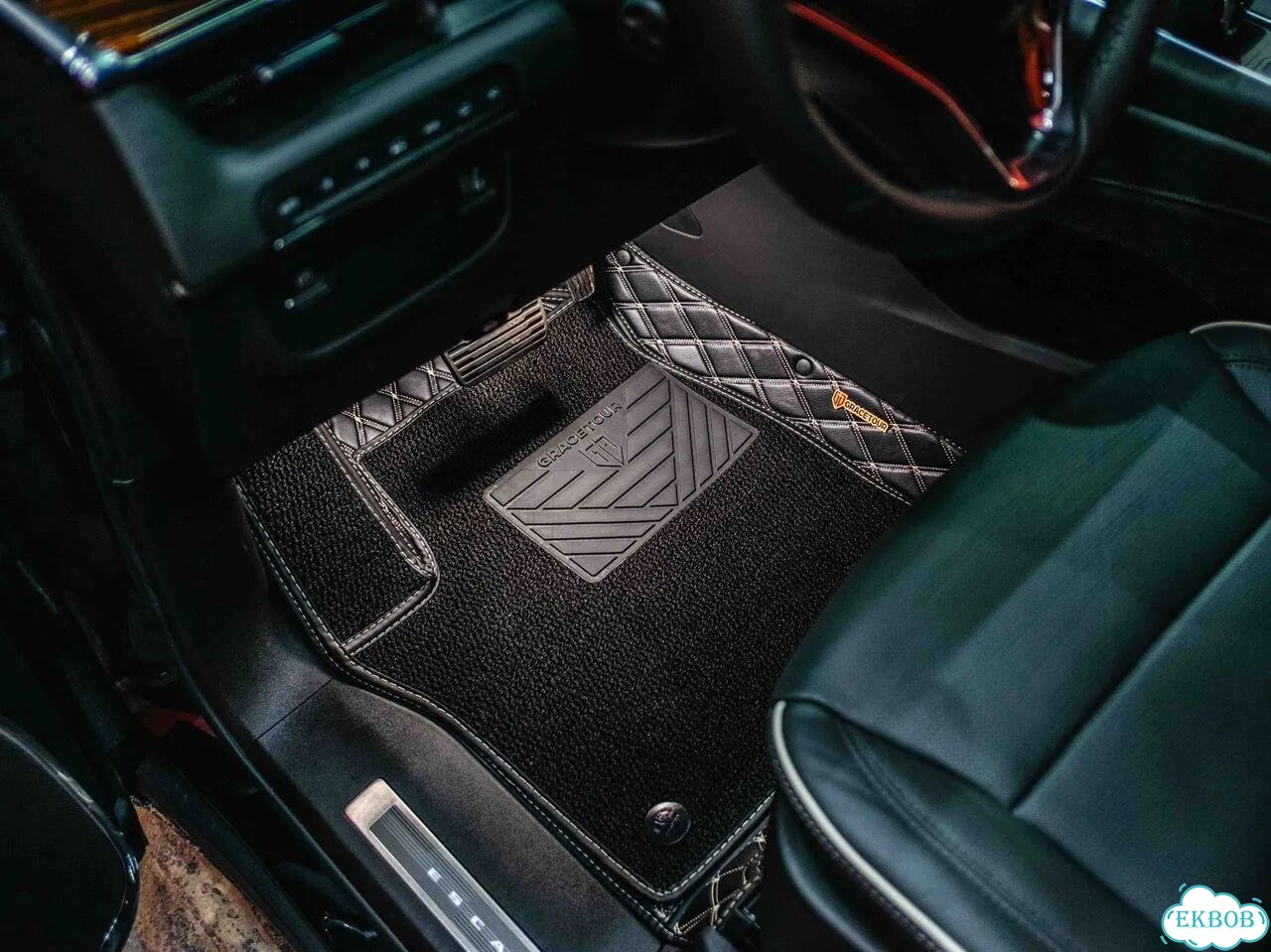 3D коврики из экокожи Cadillac Escalade 2021 V фото 10