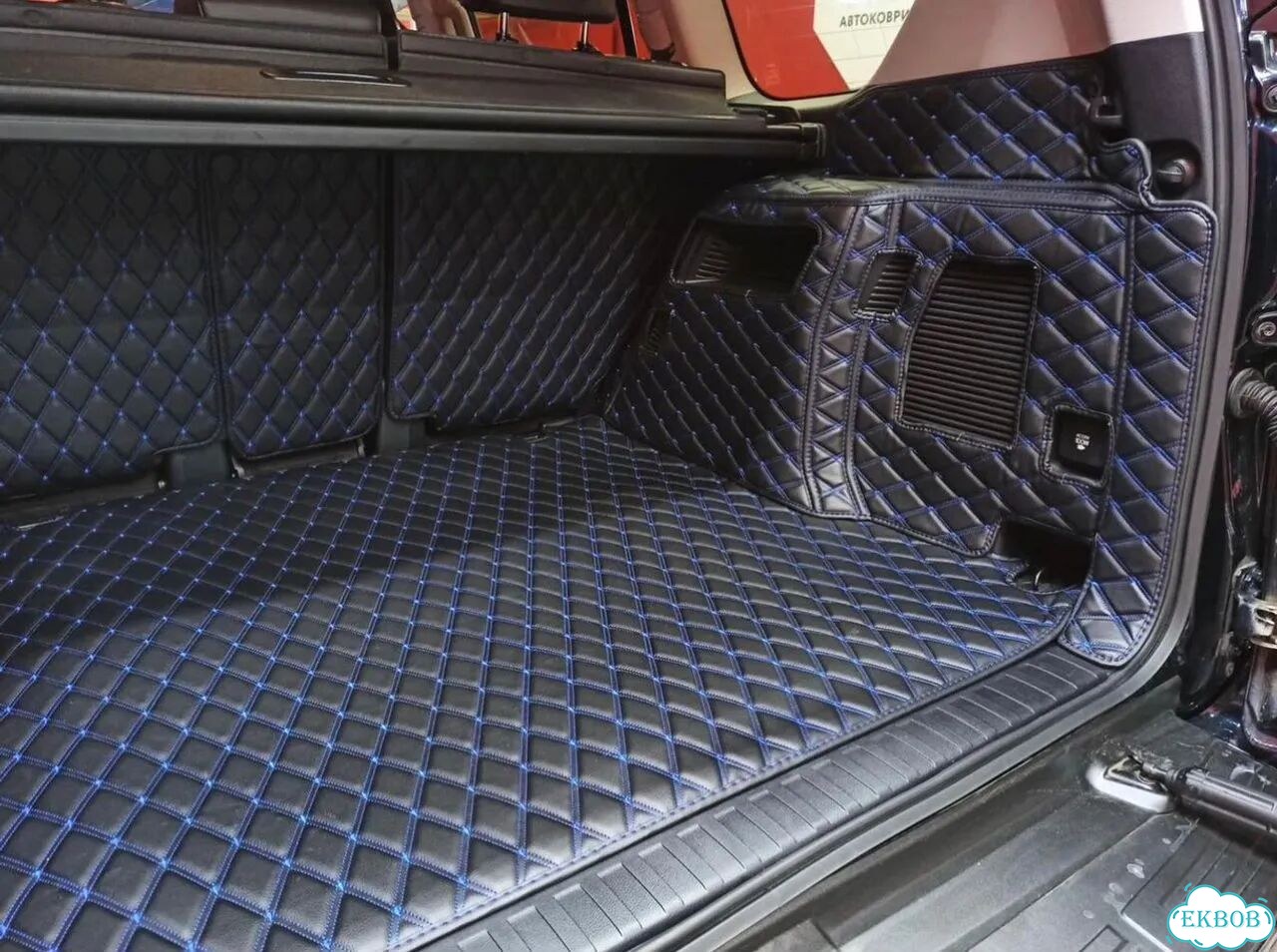 3D коврики в багажник toyota land cruiser prado фото 2
