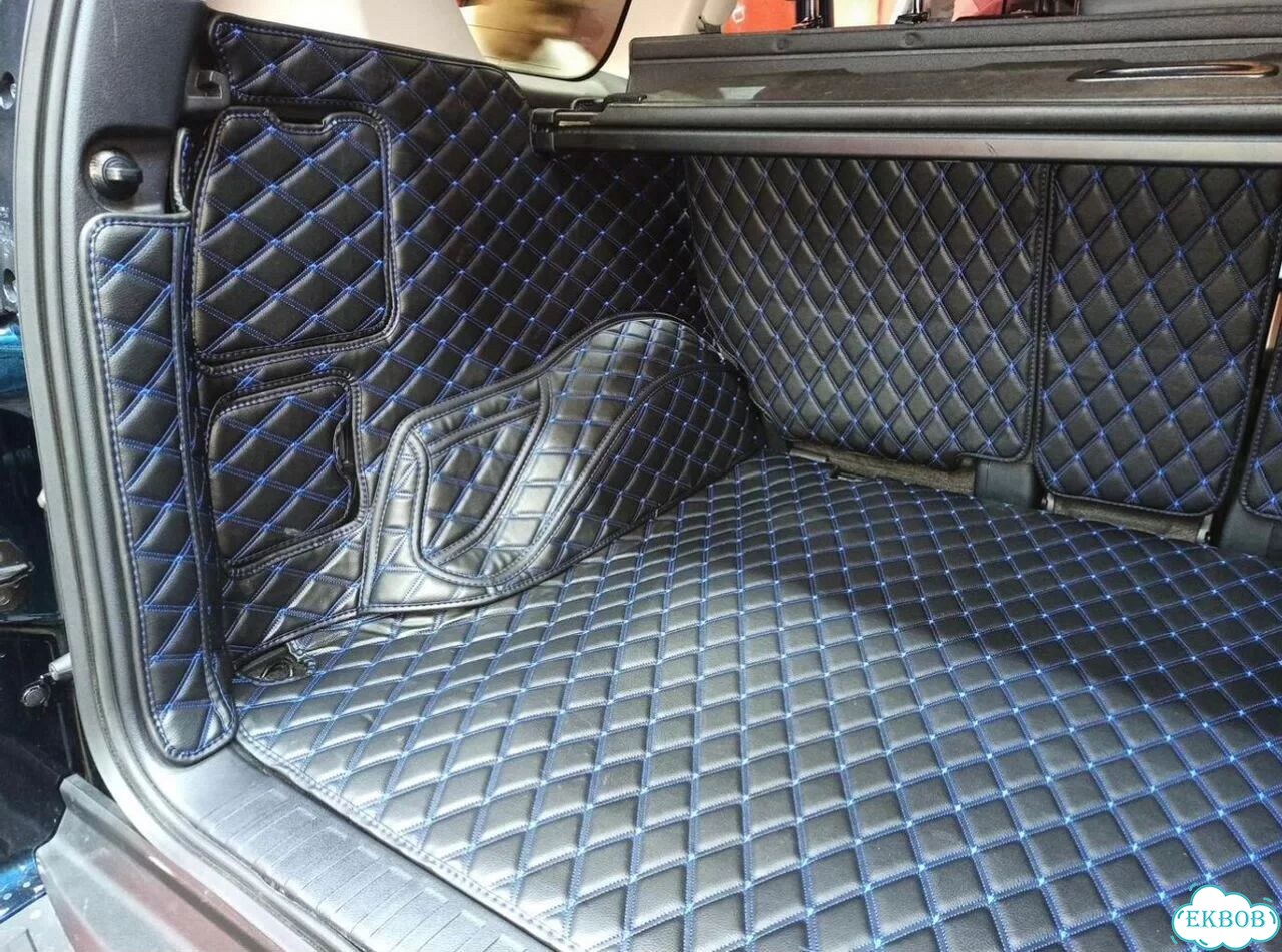 3D коврики в багажник toyota land cruiser prado фото 3