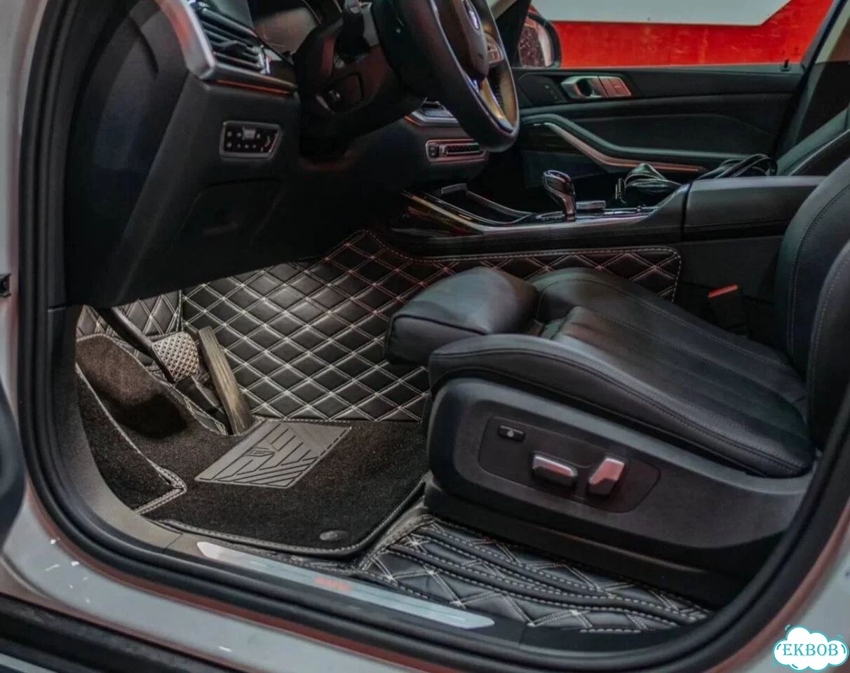 3Д коврики из экокожи BMW X7 2021 фото 1