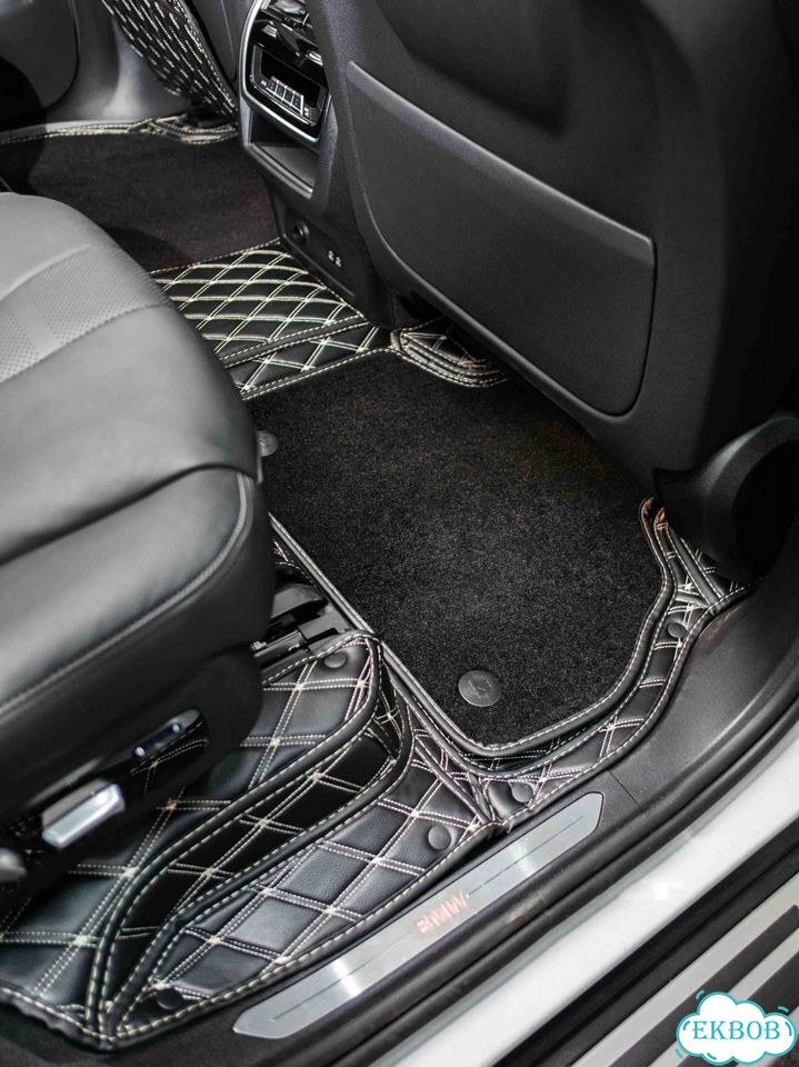 3Д коврики из экокожи BMW X7 2021 фото 2