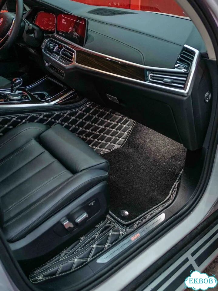 3Д коврики из экокожи BMW X7 2021 фото 5