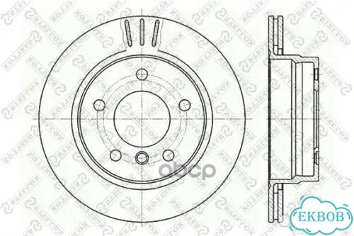 Диск торм. зад. BMW E36/E46 1.6-2.0D M47 BMW 3 316 фото 1